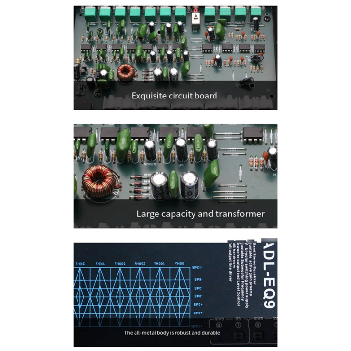 Auto%20Square%209%20Band%20Graphic%20Equalizer%20Digital%20Car%20Audio%20Car%20Amplifier%20Equalizer+Adjustable%20Filter%20-%20Image%207