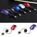 Universal Telescopic 3 Keys 1600DPI Computer Laptop USB Optical Mini Wired Mouse. 