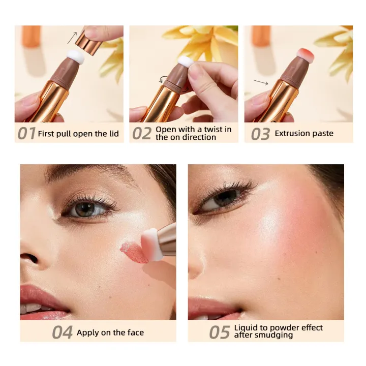Yuanyan%20QIBEST%20Multi-functional%20Makeup%20Pen%20Blush%20High-gloss%20Repairing%20Pen%20Pearlescent%20Fine%20Glitter%20Matte%20Naturally%20Brightens%20Face%20Makeup%20-%20Image%204