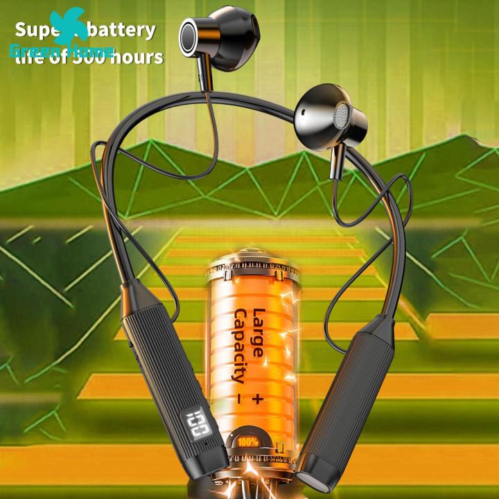 men>men%20Headphone%20neck%20motion%20lossless%20compatible%20with%20hi-fi%20wireless%20HomeGreen%20earbuds%20Bluetooth%205.2%20hanging%20type%20-%20Image%205