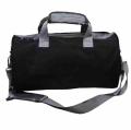 Black/Grey Solid Gym Bag Crossbody Bag For Men. 