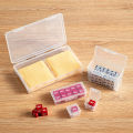 Flip cheese storage box, cream cheese cubes, butter portion, baby snacks, refrigerator, crisper box, mini box. 