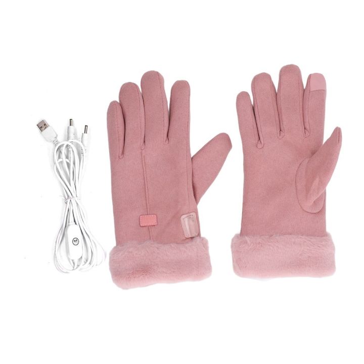 1%20pair%20Warm%20Full%20Finger%20Electric%20Heating%20Gloves%20Touch%20Large%20Heating%20Area%20USB%20Heated%20Gloves%20Pink%20Adjustable%20Heat%20Cycling%20Heated%20Gloves%20for%20Skiing,Biking,Riding%20-%20Image%209