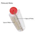 1Pcs Oil Kerosene Lighter Accessorie Flints Stones Cotton Wick Flint Fire Starter Replacement Dispenser Lighter Flint Stones. 