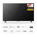 TCL 108 cm (43 inches) Metallic Bezel Less Series 4K Ultra HD Smart LED Google TV 43V6C (Black). 