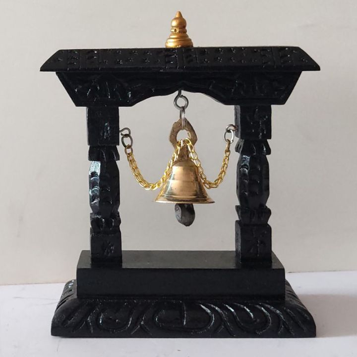 Bell with Wooden Door