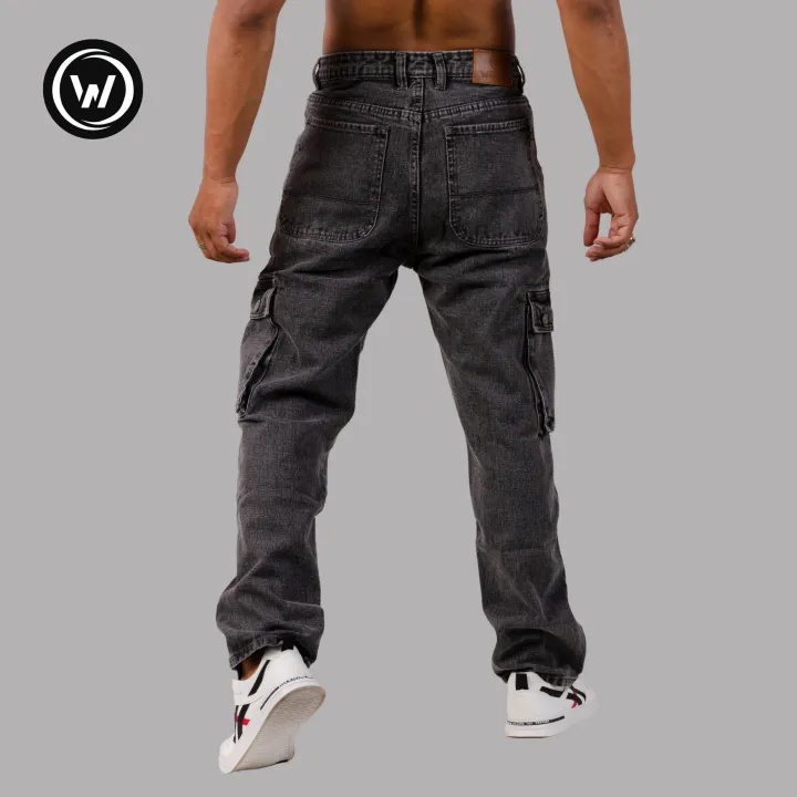Wraon%20Dark%20Grey%20Solid%20Premium%20Denim%20Cargo%20Jeans%20Pant%20For%20Men%20-%20Fashion%20%7C%20Pants%20For%20Men%20%7C%20Men's%20Wear%20%7C%20Box%20Pants%20%7C%20-%20Image%204