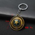 Marvel Comics Super Hero Captain America Avengers Keyrings Keychains Holder Purse Bag Buckle Accessories Gift Key Chains. 