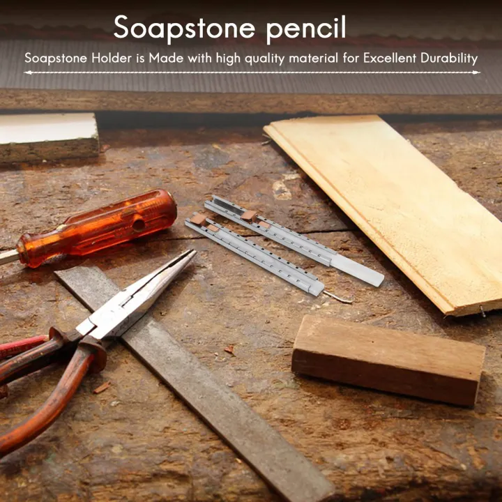 NCANRUI%202%20Soapstone%20Holder%20with%206%20Flat%20Set/Mark%20White%20Clear%20and%20Removable%20Markings%20on%20Steels%20Quality%20Soapstone%20Pens%20for%20Welding%20-%20Image%207