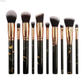 Uonevic Scholar Brush 5 Big 5 Small Eyes 10 Pieces Big Plum Stone Pattern Portable Makeup Brush Set Shadow Lipstick Makeup Tools Portable Chu. 