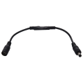 ARELENE 4X Low-Profile Inline Controller Mini 3 Key Dimmer Switch for LED Strip Light Black. 