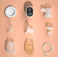 Chargeable Automatic Breast Pump and Breast Massager Handsfree 4 Modes and 12 Adjustable Levels-MY374. 