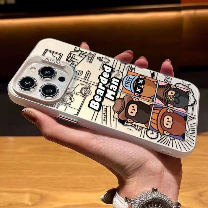 Funny%20Mustache%20Man%20Compatible%20iPhone%2017%20Case%20Apple%2015%20Trendy%2016%20Shockproof%2013%20Pro%20Max%20Unique%20-%20Image%202