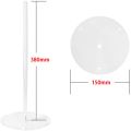 4 Pieces Acrylic Donut Stands Clear Bagels 5.9 Inch Round Stand Holder Dessert Stand Table for Christmas Party. 