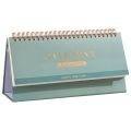 Simple Style Standing 2026 Desk Calendar Foldable Portable Coil Calendar Desktop Display Calendar Ornaments Office Stationery. 