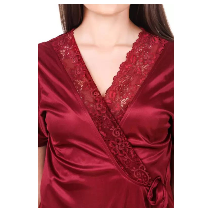 Silk%20Bridal%20Nightgown%20Set%20with%20Robe%20%E2%80%93%20Maroon%20Fancy%20Satin%20Nighty%20for%20Women%20(Free%20Size)%20-%20Image%205