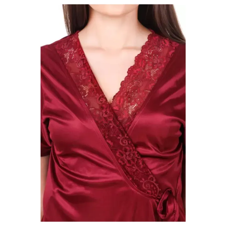 Silk%20Bridal%20Nightgown%20Set%20with%20Robe%20%E2%80%93%20Maroon%20Fancy%20Satin%20Nighty%20for%20Women%20(Free%20Size)%20-%20Image%205
