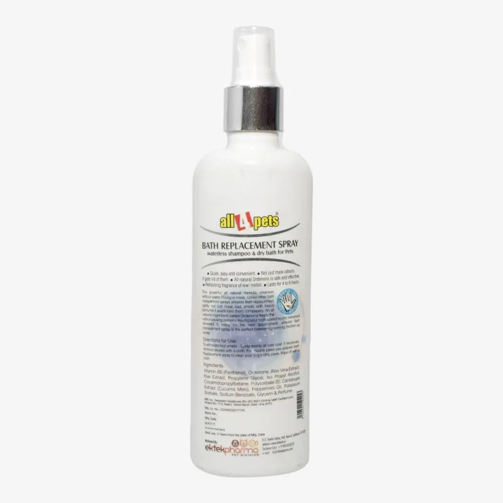 All%204%20Pets%20Bath%20Replacement%20Dry%20Shampoo%20200ml%20-%20Image%203