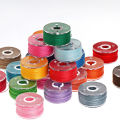 25Pcs Multicolor Bobbin Thread Polyester Thread Spools Sewing Machine Bobbins with Storage Box for Embroidery Sewing Accessories. 