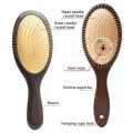 New Wood Hair Brush Head Massage Brush Hairbrush With Steel Needle Steel Hair Brush Hair Care Hair Combing Scalp Airbag Hair brush. 