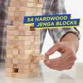 Wooden Jenga Balancing Game. 