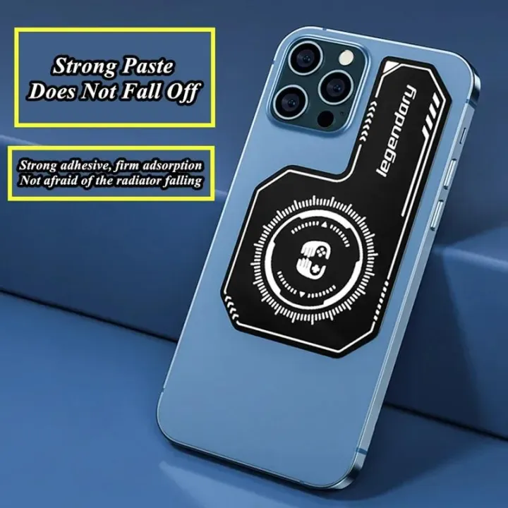 Monologuee%201Pcs%20Mobile%20Phone%20Cooling%20Plate%20Compatible%20Magnetic/%20Back-clip%20Radiator%20Universal%20Mini%20Game%20Cooler%20Expand%20Area%20Radiating%20Sticker%20-%20Image%203