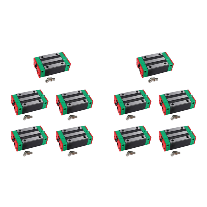 10X Steel HGH20CA 20Mm Linear Rail Guide Block for CNC Machine Parts ...