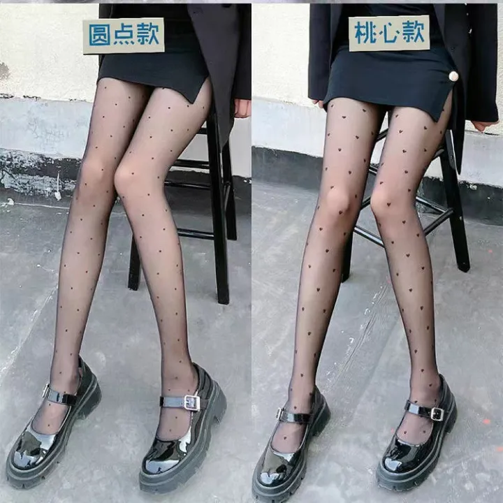 Pantyhose%20summer%20net%20red%20thin%20black%20stockings%20tik%20tik%20jek%20women's%20print%20love%20polka%20dot%20sexy%20stockings%20new%20products%20-%20Image%204