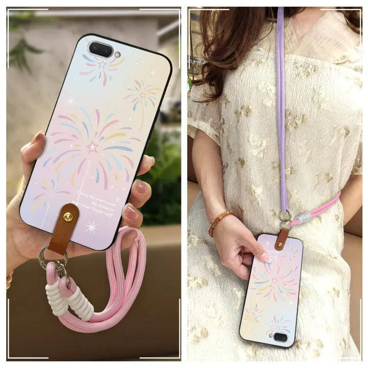 Silicone%20Cartoon%20Phone%20Case%20For%20OPPO%20A5/A3s/Ax5/R15neo%20Lanyard%20protective%20Soft%20case%20Necklace%20Graffiti%20TPU%20Waterproof%20-%20Image%205