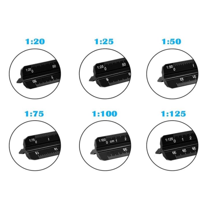 NAMUNY%20Architectural%20Ruler%2030%20cm%20Aluminum%20Triangular%20Ruler%20Various%20Scales%201:20,%201:25,%201:50,%201:75,%201:100,%201:125%20for%20Architects%20-%20Image%206
