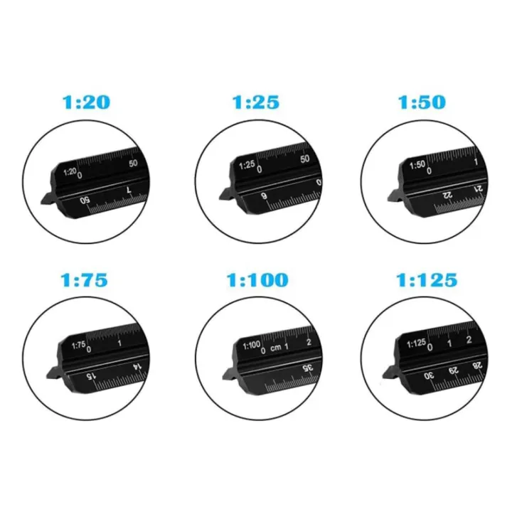 Architectural%20Ruler%2030%20cm%20Aluminum%20Triangular%20Ruler%20Various%20Scales%201:20,%201:25,%201:50,%201:75,%201:100,%201:125%20for%20Architects%20-%20Image%203
