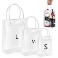 New PVC Clear Tote Bag Transparent Waterproof Shopping Bags with Handle Storage Bag Cosmetic Plastic Bags. 