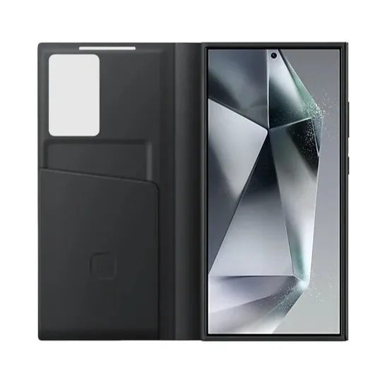 Card%20Samsung%20Galaxy%20S24%20Ultra%20Smart%20View%20Wallet%20Phone%20Case%20Protective%20Cover%20With%20%20Holder%20Slot%20And%20Finger%20Tap%20Clear%20Window%20-%20Image%204