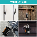 2PCS 4 Digit Number Combination Pad Lock Padlock Outdoor Waterproof Lock Suitcase Luggage Security Coded Lock Easy Install. 