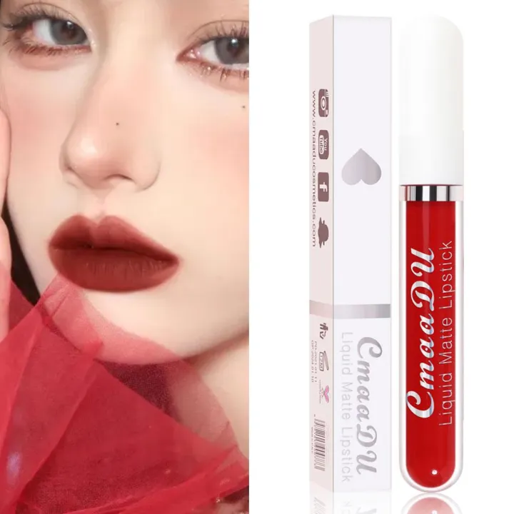 Cmaadu%2018%20Colors%20Waterproof%20Liquid%20Lipsticks%20Lip%20Makeup%20Matte%20Velvet%20Lipstick%20Lip%20Gloss%20Cosmetic%20Nude%20Long%20Lasting%20Cosmestics%20-%20Image%203