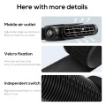 Electric Car Fans for Rear Seat Passenger Portable Headrest Backseat Car Fan with Three Speed Regulation for SUV Black. 
