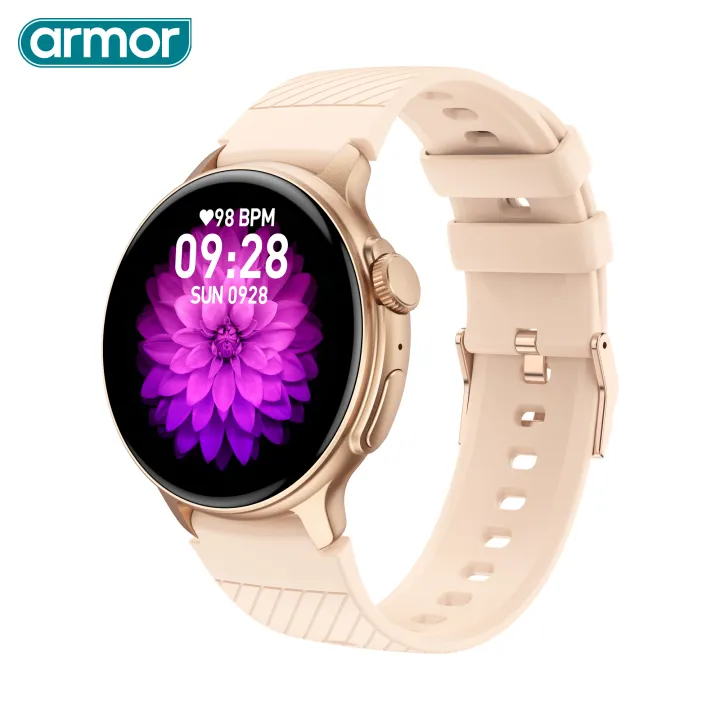 Armor%20PULSE%20Smart%20Watch%201.43"%20AMOLED%20Display,%20Bluetooth%20Calling,%20Always-On%20Display,%201%20ATM%20Water%20Resistant,%20Wireless%20Charging%20with%20Free%20Extra%20Strap%20-%20Image%202
