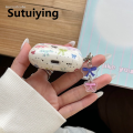 Sutuiying Fashion Anrushide Korean Ins Cute Colourful Bow For Apple Airpods Pro 1st Generation High Quality 2nd Generation 3rd Generation 4th Generation Bluetooth Headse. 