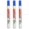 3Piece Snowman Blue Color Permanent Marker. 
