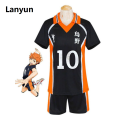 Lanyun Anime Haikyuu Hinata Shoyo Karasuno High School Volleyball Sportswear Sales promotion Christma Party Cosplay Short Sleeve Short Jersey Uniform. 