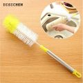 DISICHEN High Quality Cleaning Tools 1PC Bottle Brush Cup Scrubber Glass Cleaner Stainless Steel Long-handled Cup Brush Bottle Glass Cup Cleaning Brush Kitchen Tool. 