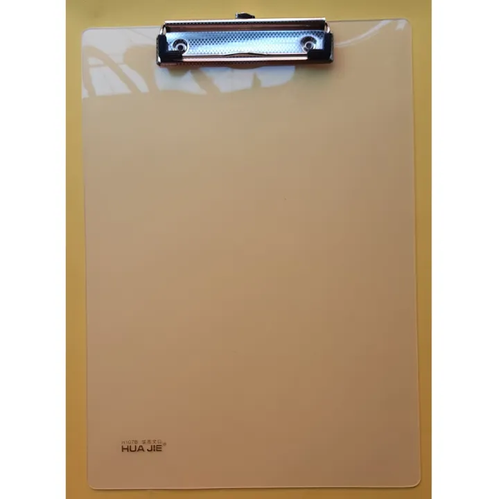 Plastic%20Transparent%20Clip%20board%20/%20Exam%20Board%20Hua%20Jie%20-%20Image%203