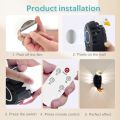 Bald Eagle Wall Light, American Eagle Night Light with Remote Control, Magnetic Wall Mounted Eagle Lamp for Bedroom, Living Room, Hallway, Battery Operated and Removable Charging Eagle Light. 