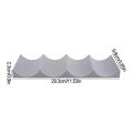 3 Pcs Red Wine Display Stacking Bottle Rack Suitable for Kitchen Bar Hotel Multi-Purpose Stacking Display Rack, Gray. 