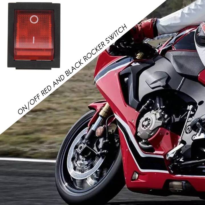 Red%20Light%204%20Pin%20DPST%20ON/OFF%20Snap%20in%20Rocker%20Switch%2015A/250V%2020A/125V%20AC%2028x22mm%20-%20Image%202