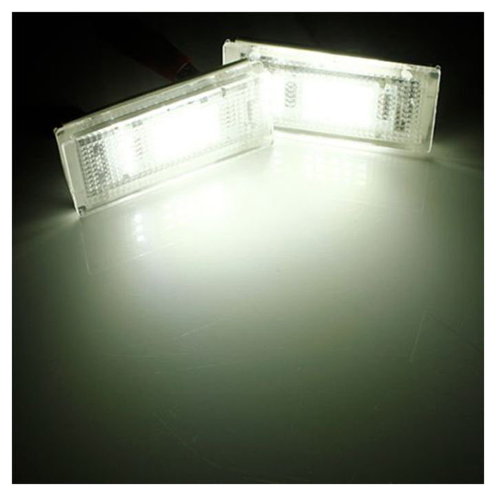 OYPFXMI%202x%2018%20LED%20Number%20License%20Plate%20Light%20Lamp%20For%20E46%204DR%20Sedan%20325i%20328i%2099-03%20-%20Image%206