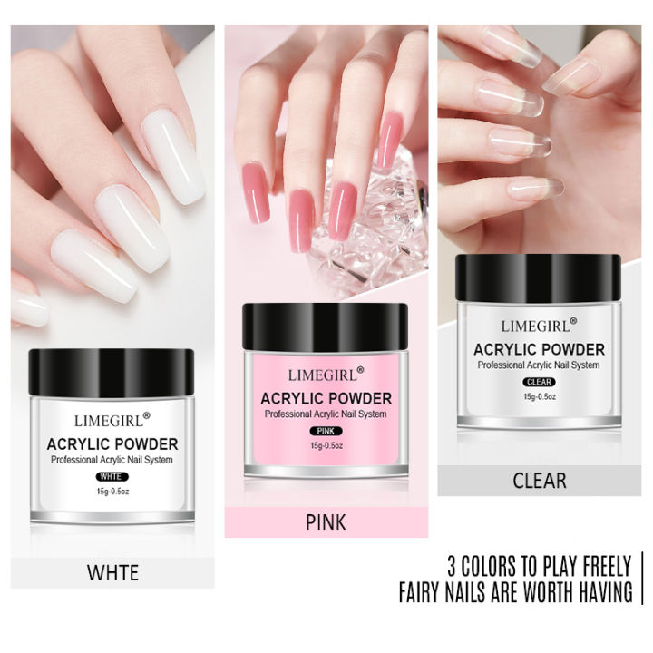 40ml%20Crystal%20Liquid%20With%2045ml%20Acrylic%20Powder%20Set%20Lnclude%20Pink%20White%20Transparent%20Acrylic%20Powder%20Kit%20Suitable%20Beginner%20Nail%20Kit%20-%20Image%202