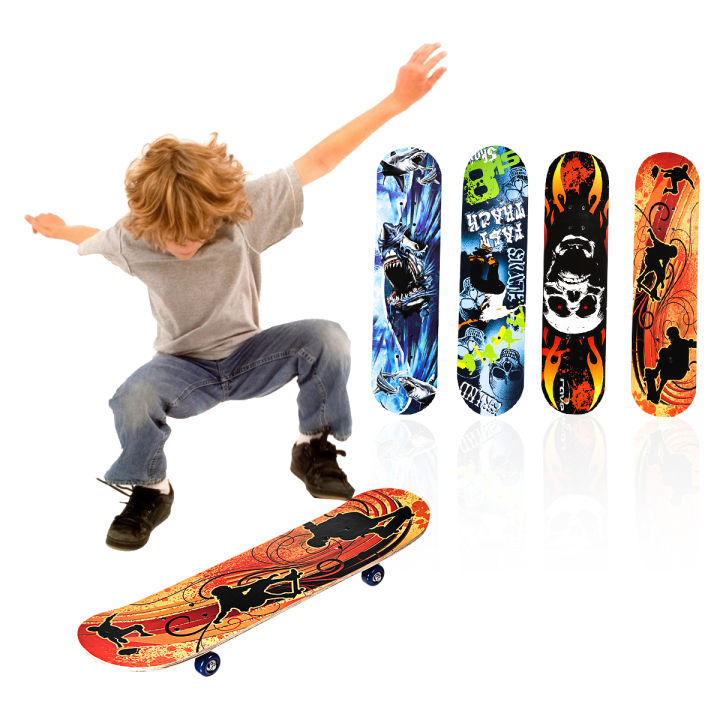 Skateboard%20-%20Standard%20Skateboard%20for%20Beginners%20Kids%20Boys%20Girls%20Teenager%20Skateboard,%20Skateboard%2017%20INCH%20X%205%20INCH%20-%20Image%208