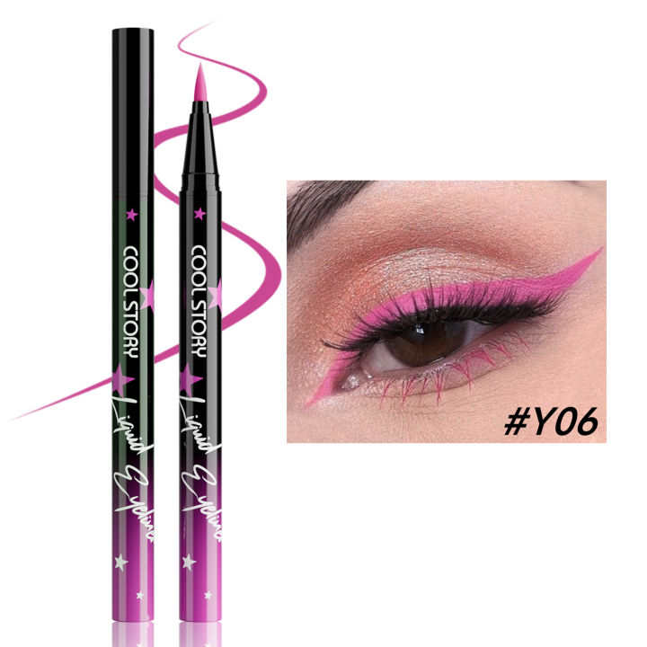 coolstory%20cool%20color%20eyeliner%20matte%20long%20lasting%20quick%20dry%20waterproof%2012%20color%20paint%20face%20color%20cross-border%20makeup%20-%20Image%207