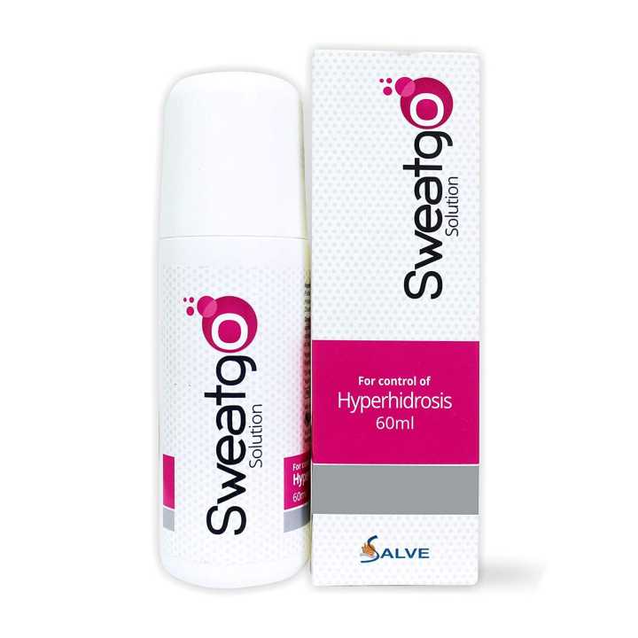 Sweatgo Antiperspirant & Antisweat Deodorant Roll-On for Underarms & Palm, 60 gm